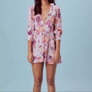 For love and lemons Magnolia Trapeze Mini Dress